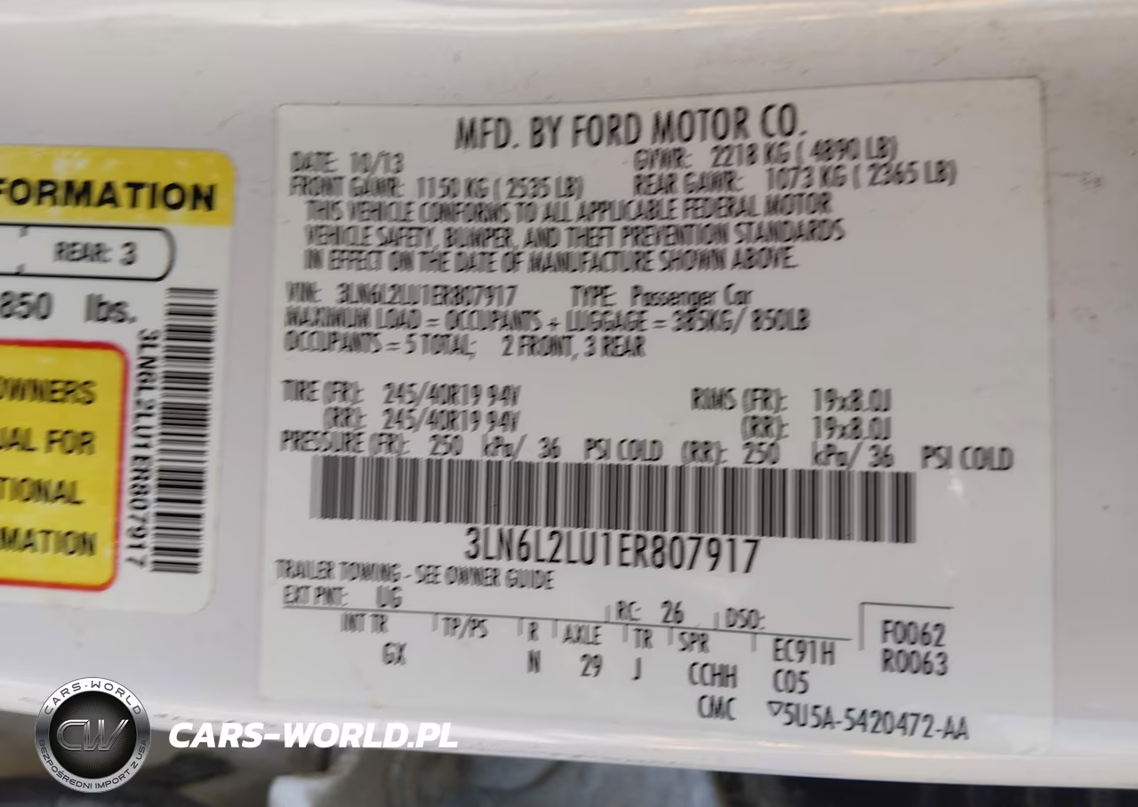 2014 Lincoln Mkz Hybrid VIN:3LN6L2LU1ER807917 - 9