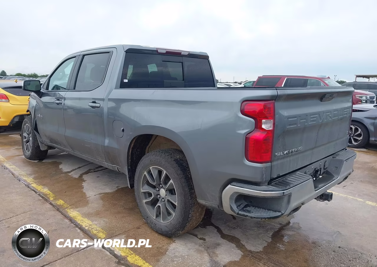 2021 Chevrolet Silverado 1500 4Wd Short Bed Lt VIN:3GCUYDED8MG273945 - 3