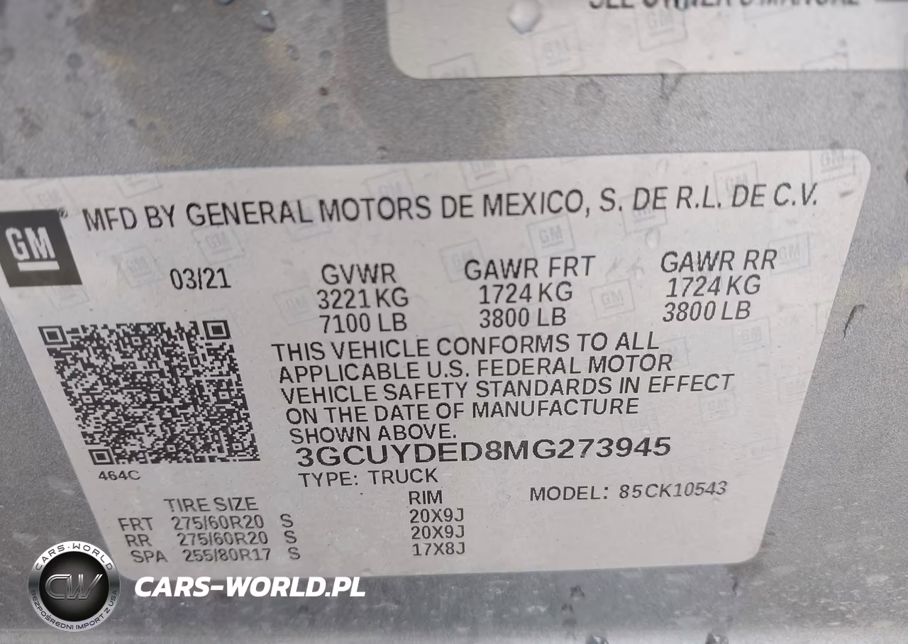 2021 Chevrolet Silverado 1500 4Wd Short Bed Lt VIN:3GCUYDED8MG273945 - 9
