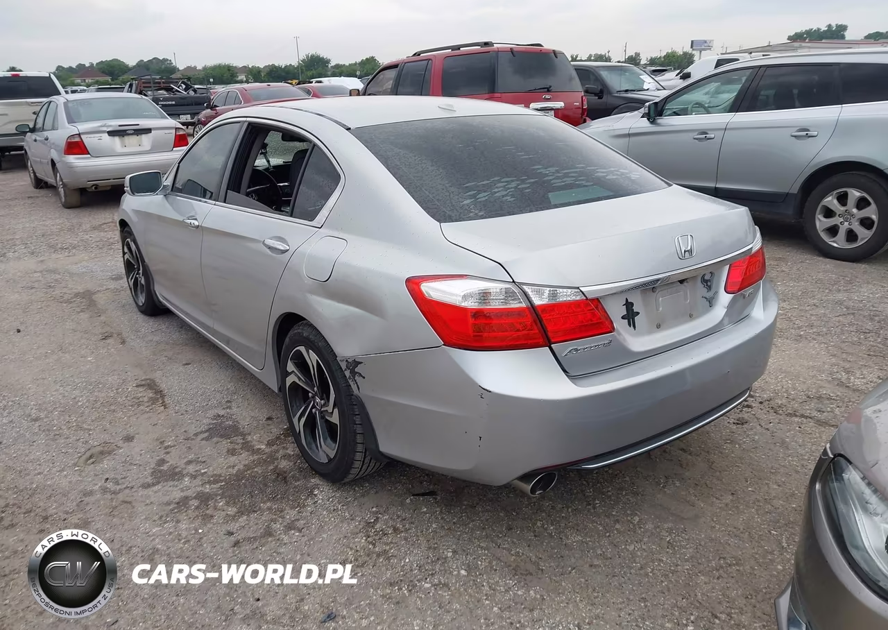 2014 Honda Accord Ex-L V-6 VIN:1HGCR3F87EA040225 - 3