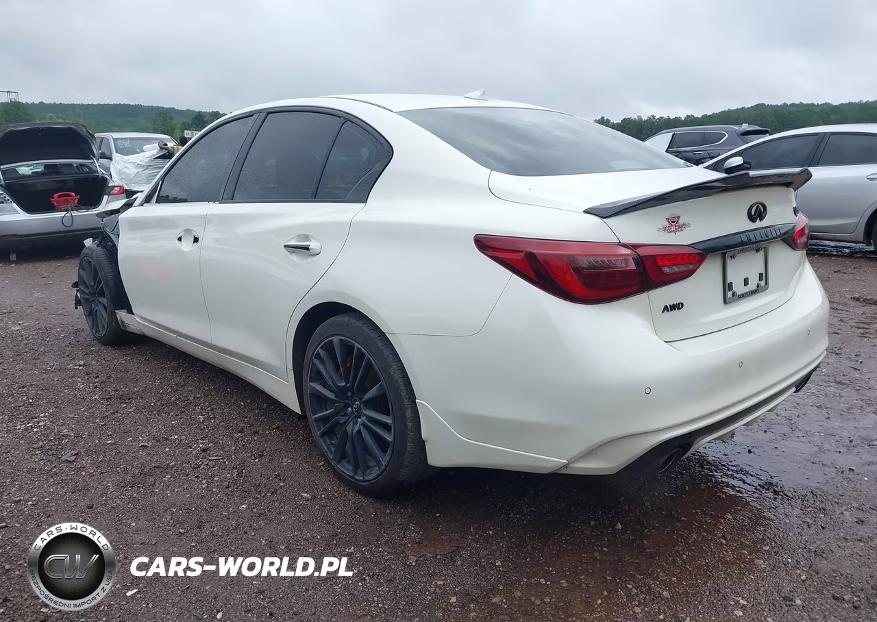 2018 Infiniti Q50 3.0T Red Sport 400 VIN:JN1FV7AR0JM480684 - 3
