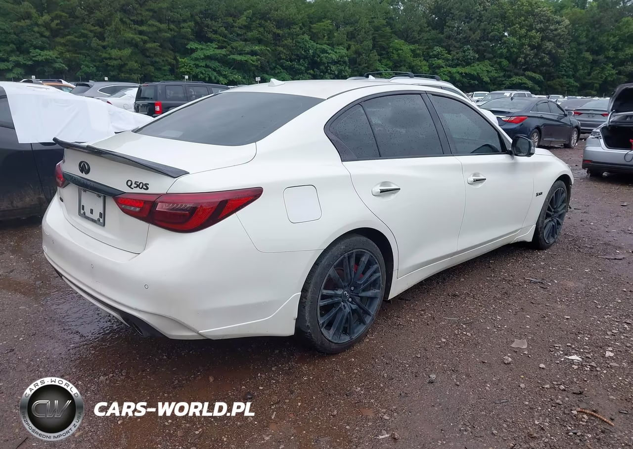 2018 Infiniti Q50 3.0T Red Sport 400 VIN:JN1FV7AR0JM480684 - 4