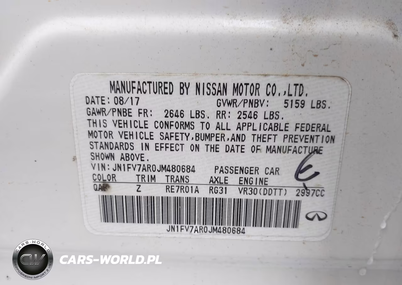 2018 Infiniti Q50 3.0T Red Sport 400 VIN:JN1FV7AR0JM480684 - 9