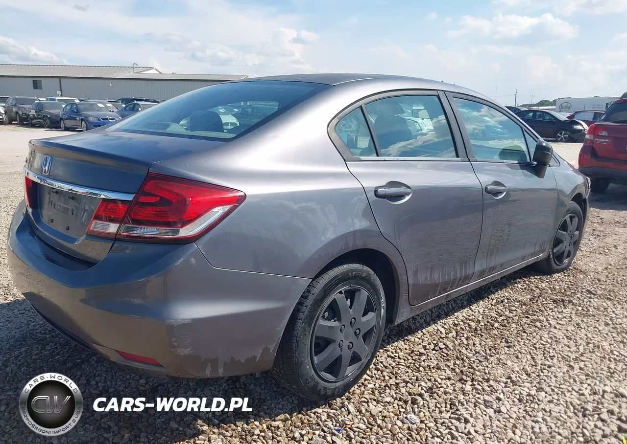 2014 Honda Civic Lx VIN:19XFB2F55EE012274 - 4