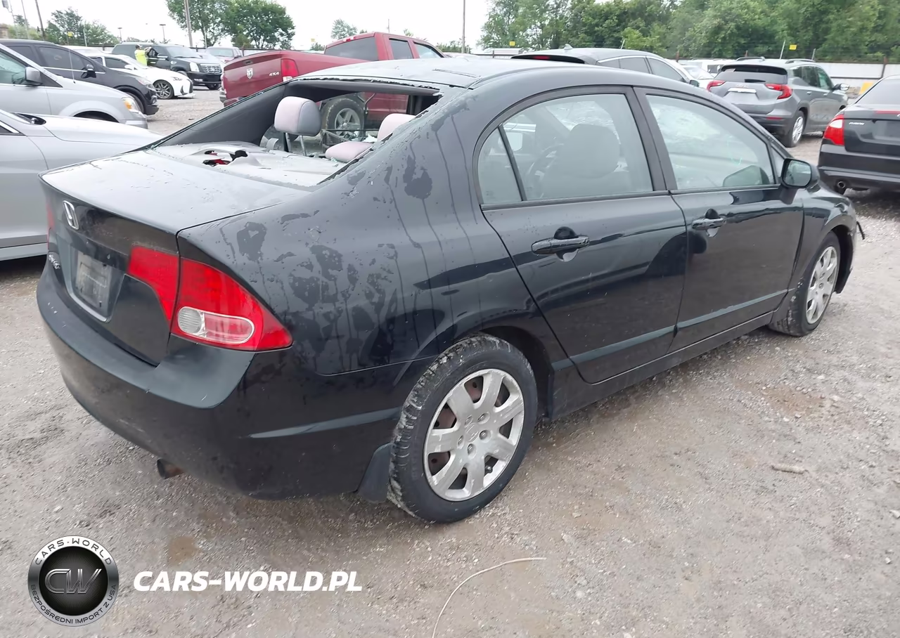 2008 Honda Civic Lx VIN:1HGFA16598L086923 - 4