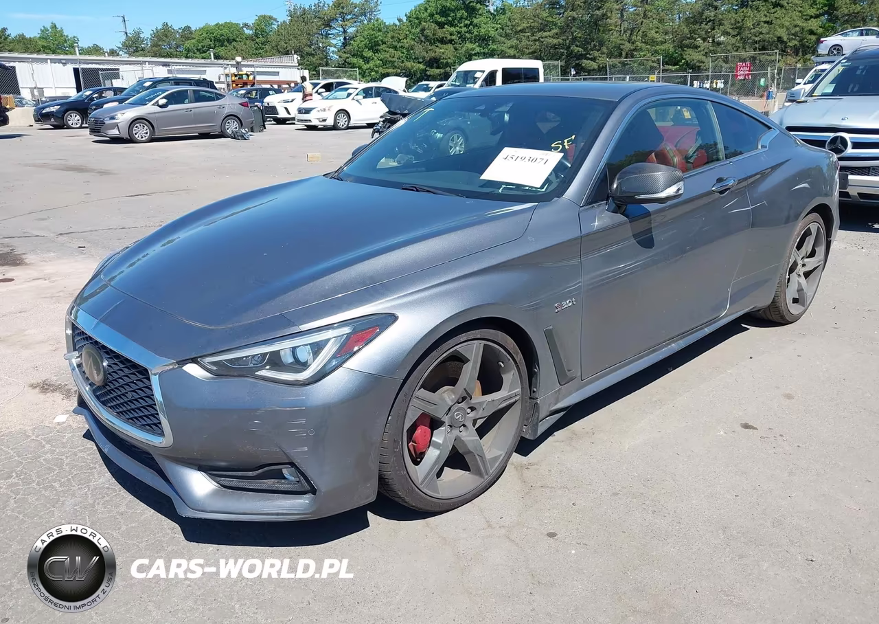 2020 Infiniti Q60 Red Sport 400 Awd VIN:JN1FV7EL1LM460131 - 2