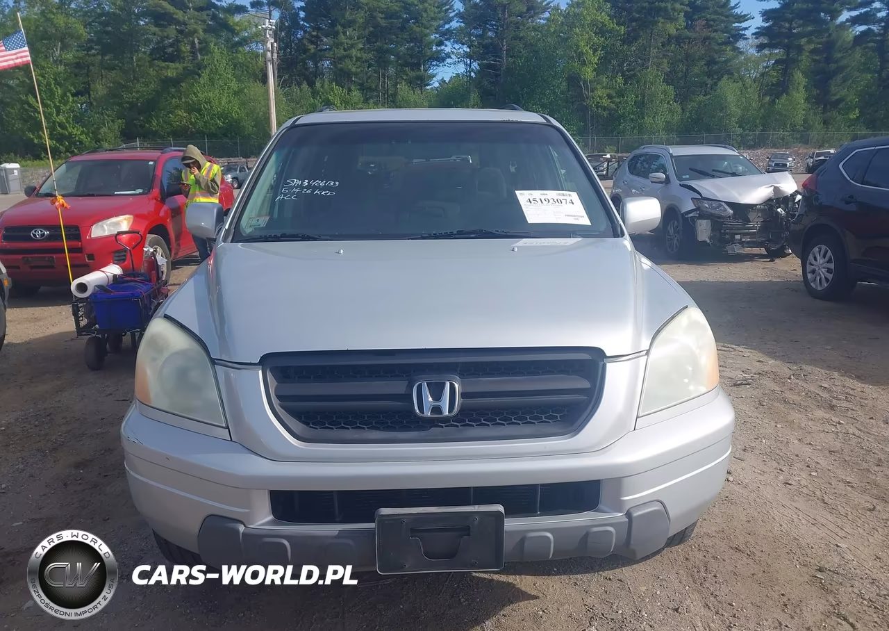 2004 Honda Pilot Ex VIN:2HKYF18474H605625 - 13