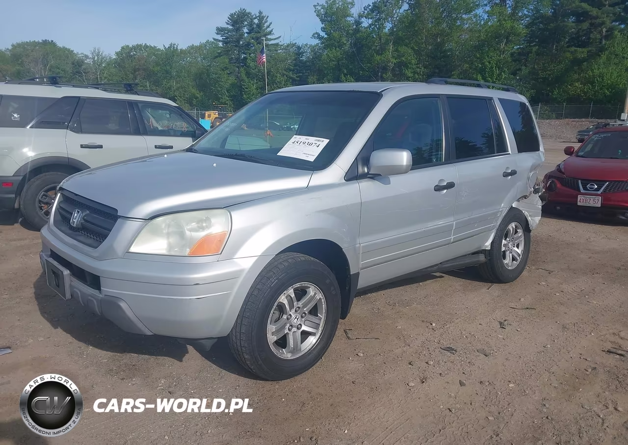 2004 Honda Pilot Ex VIN:2HKYF18474H605625 - 2