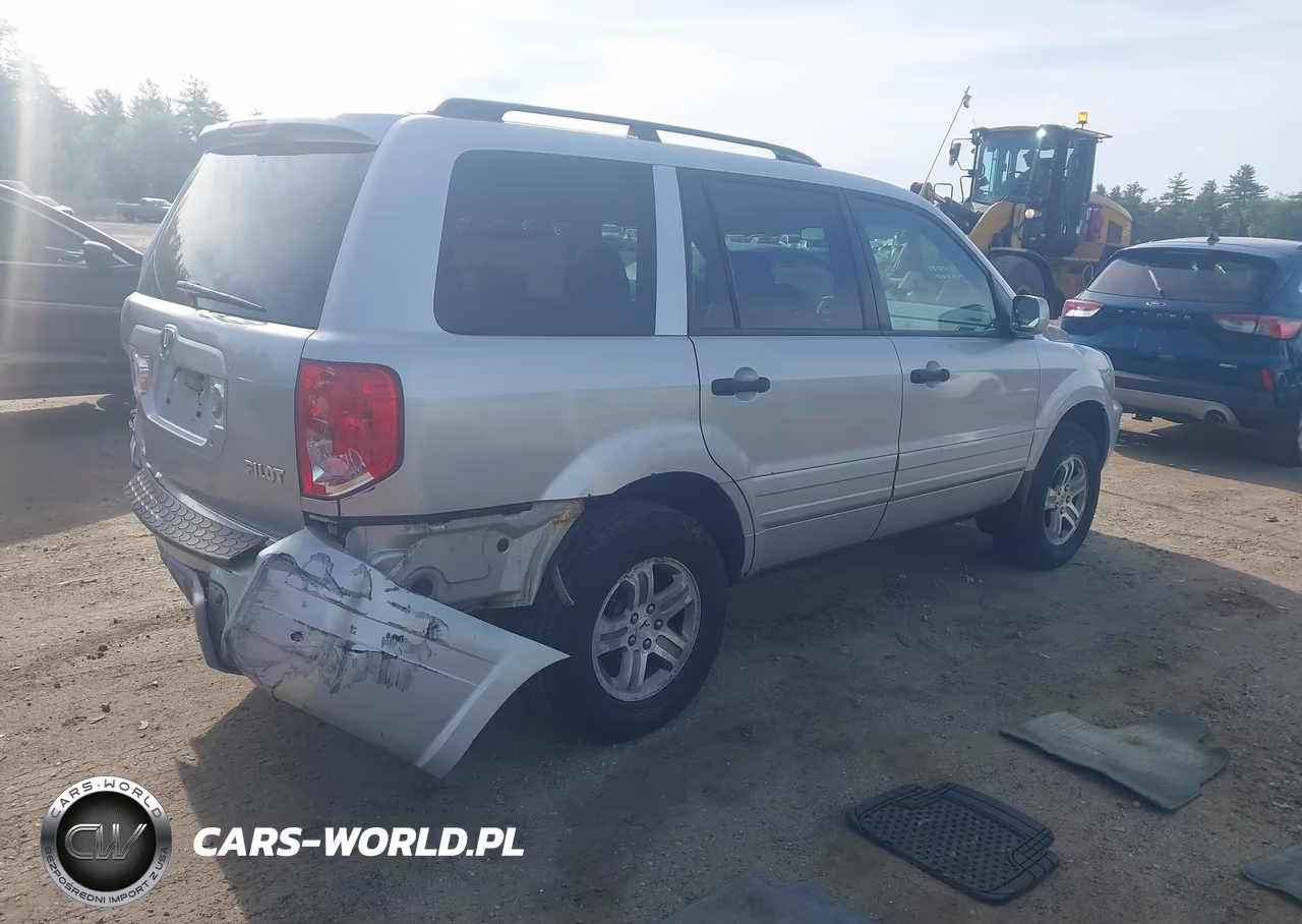 2004 Honda Pilot Ex VIN:2HKYF18474H605625 - 4