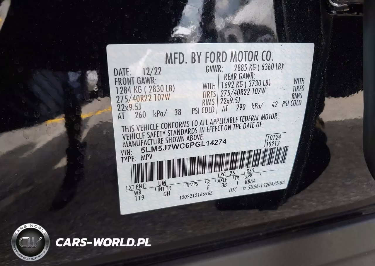 2023 Lincoln Aviator Reserve VIN:5LM5J7WC6PGL14274 - 9