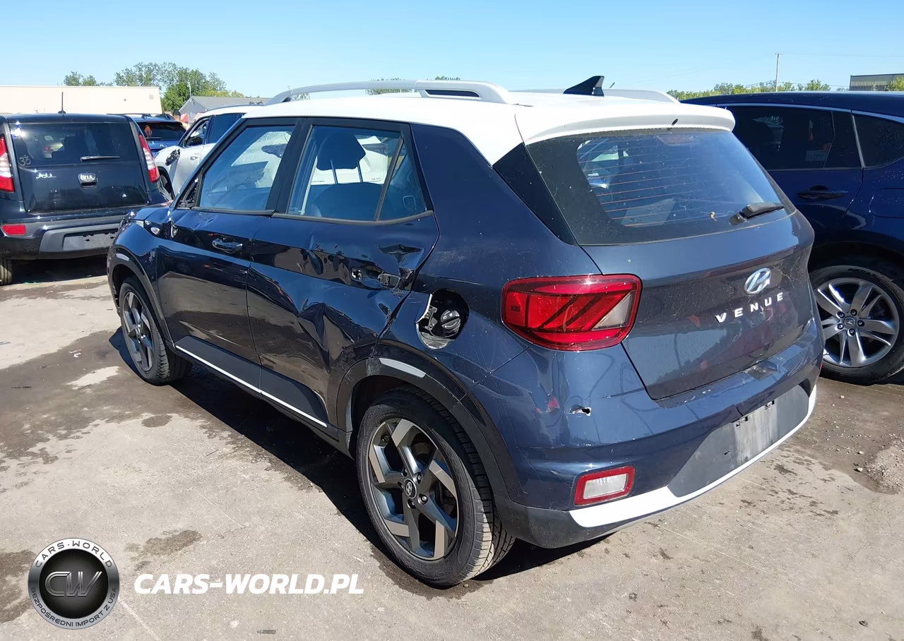 2020 Hyundai Venue Denim VIN:KMHRC8A31LU021700 - 3