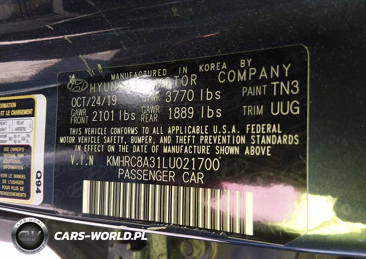 2020 Hyundai Venue Denim VIN:KMHRC8A31LU021700 - 9