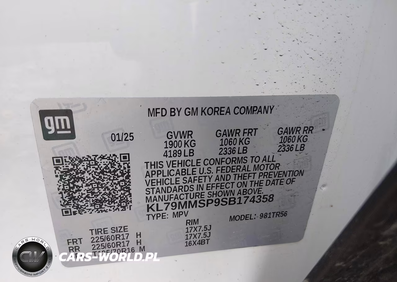 2025 Chevrolet Trailblazer Fwd Ls VIN:KL79MMSP9SB174358 - 9