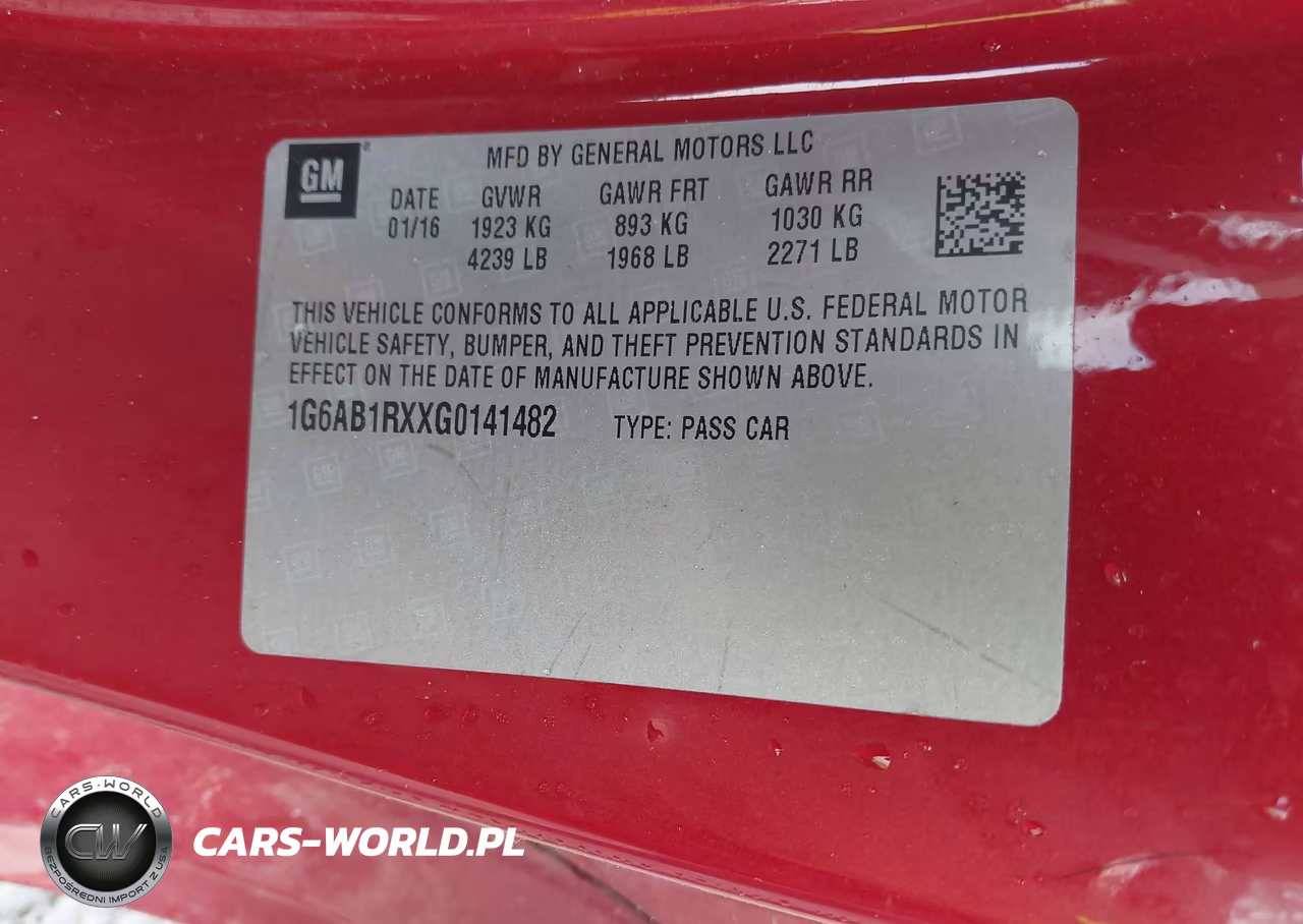 2016 Cadillac Ats Luxury Collection VIN:1G6AB1RXXG0141482 - 9
