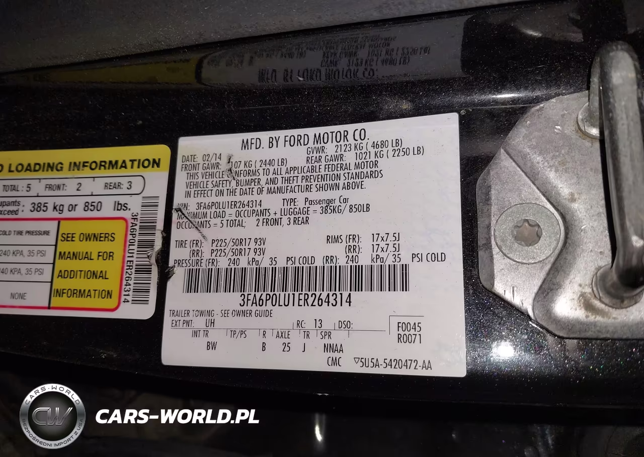2014 Ford Fusion Hybrid Se VIN:3FA6P0LU1ER264314 - 9
