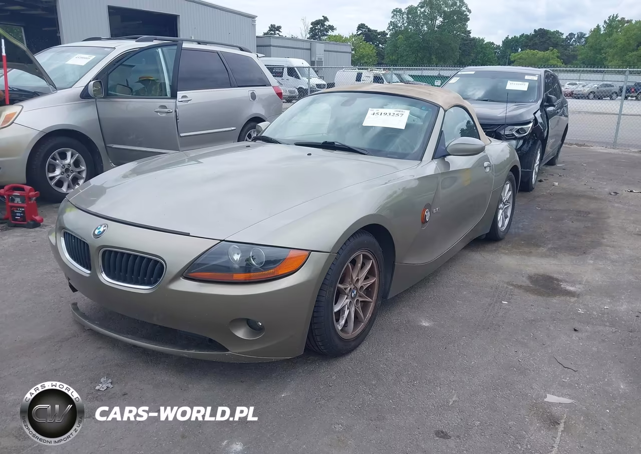 2004 BMW Z4 2.5I VIN:4USBT33534LS52462 - 2