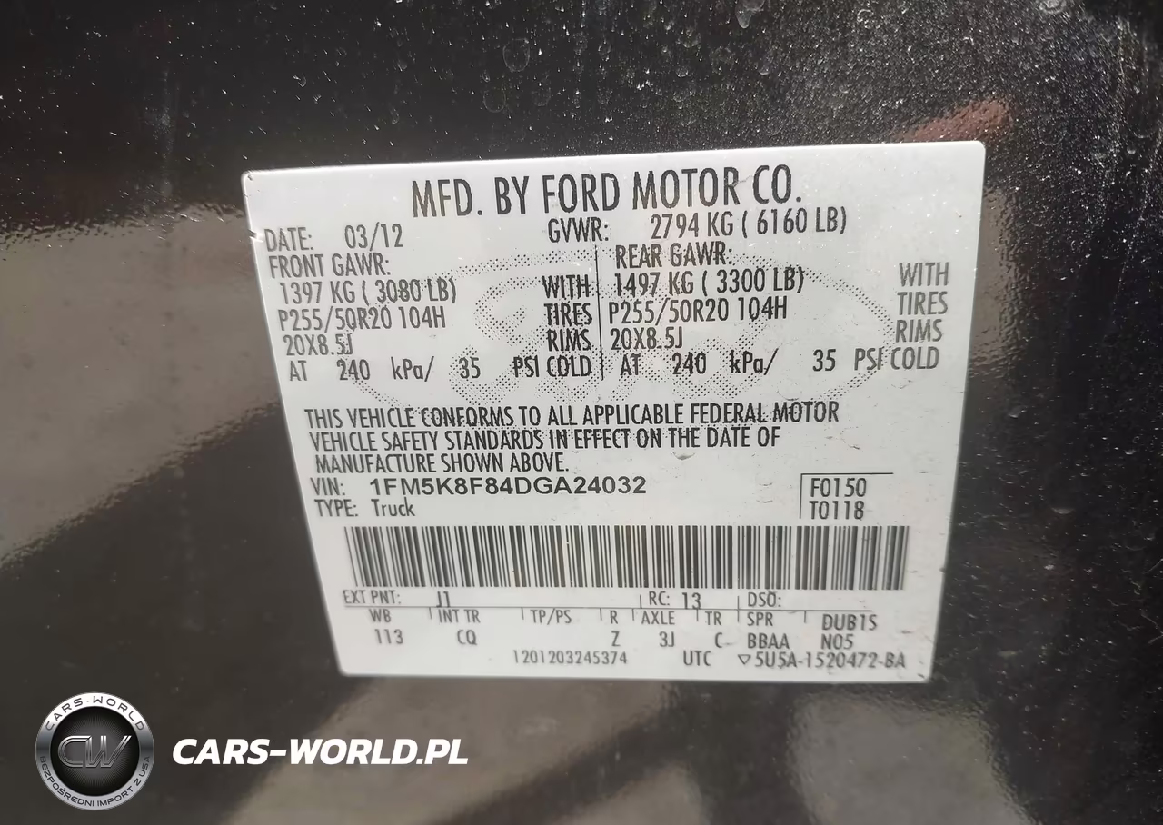 2013 Ford Explorer Limited VIN:1FM5K8F84DGA24032 - 9