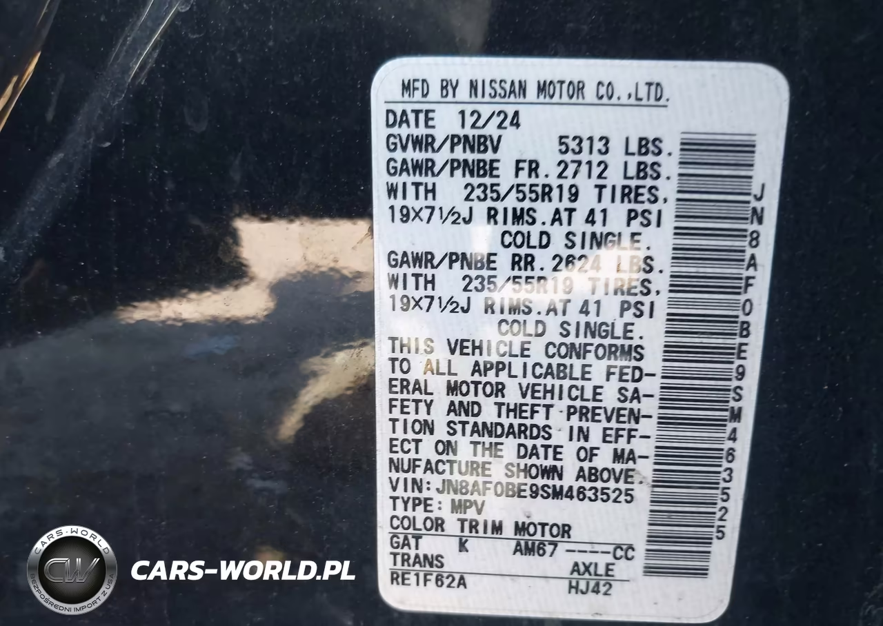 2025 Nissan Ariya Engage VIN:JN8AF0BE9SM463525 - 9