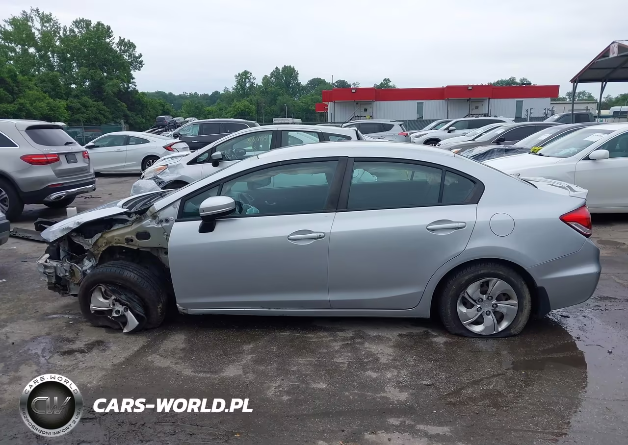 2014 Honda Civic Lx VIN:2HGFB2E57EH530474 - 15
