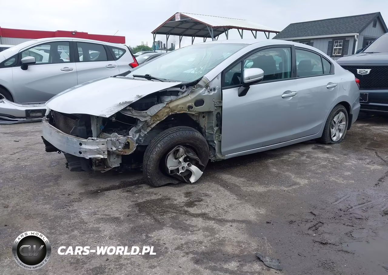 2014 Honda Civic Lx VIN:2HGFB2E57EH530474 - 2