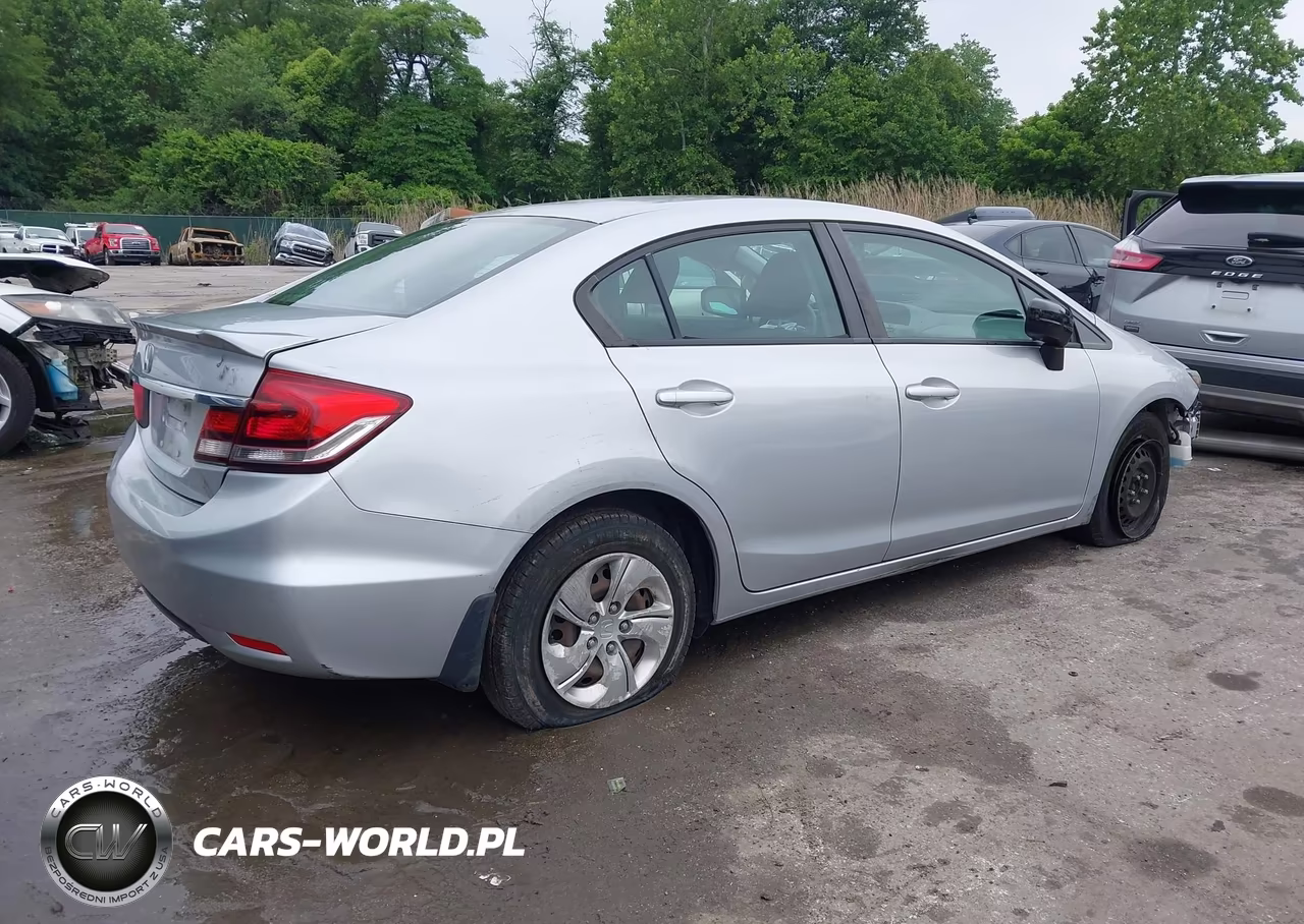 2014 Honda Civic Lx VIN:2HGFB2E57EH530474 - 4