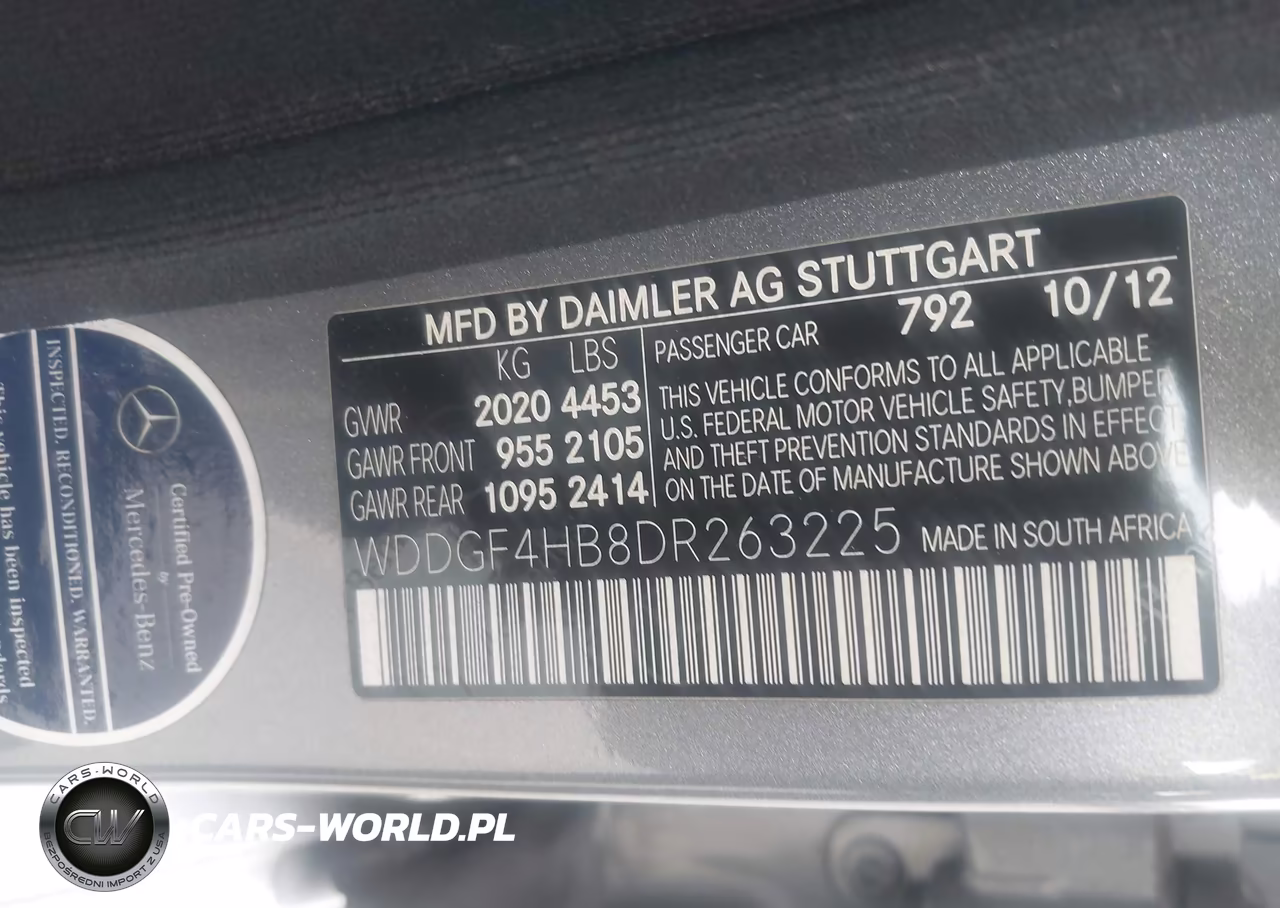 2013 Mercedes-Benz C 250 Sport VIN:WDDGF4HB8DR263225 - 9