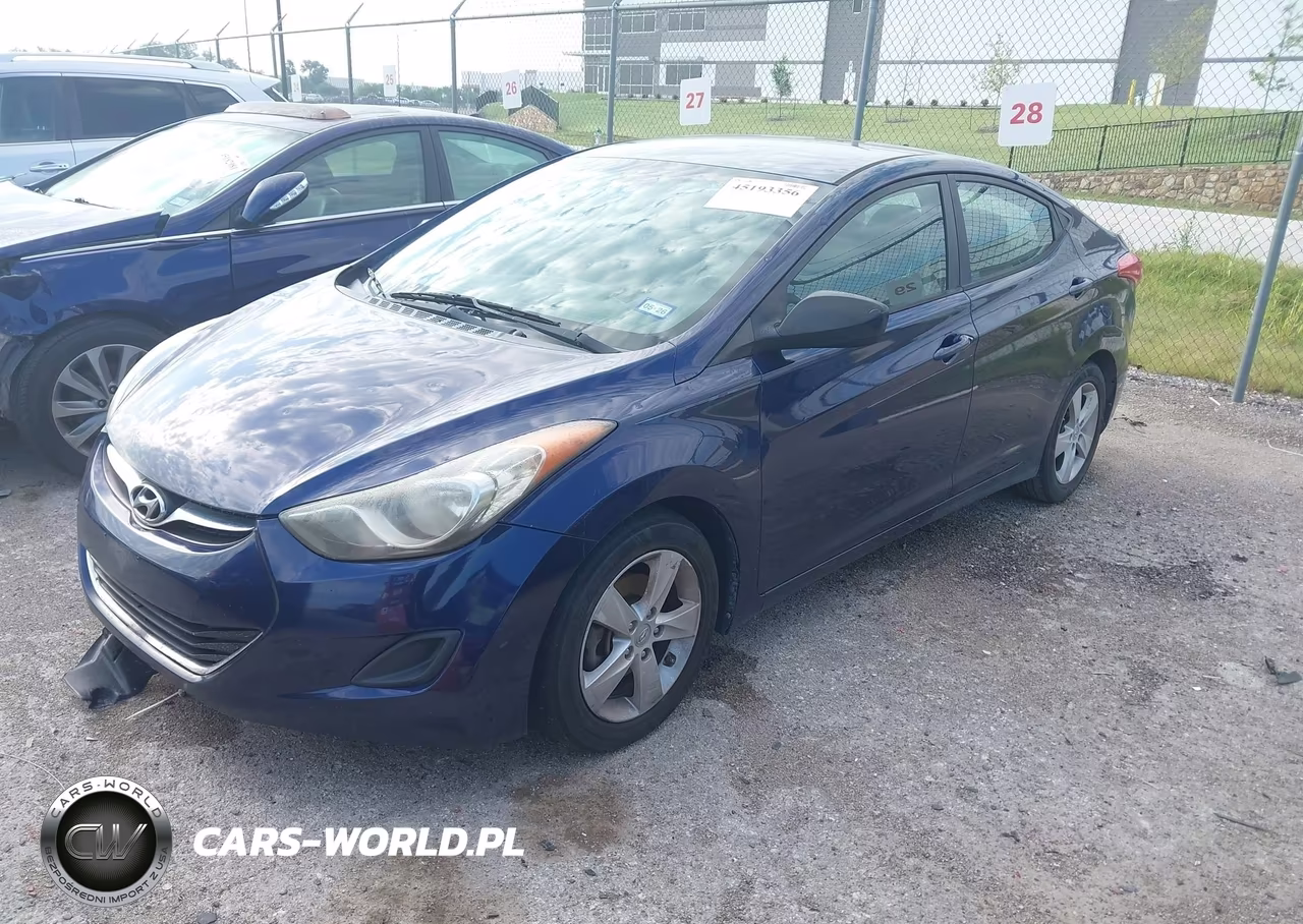 2013 Hyundai Elantra Gls VIN:5NPDH4AE0DH258913 - 2