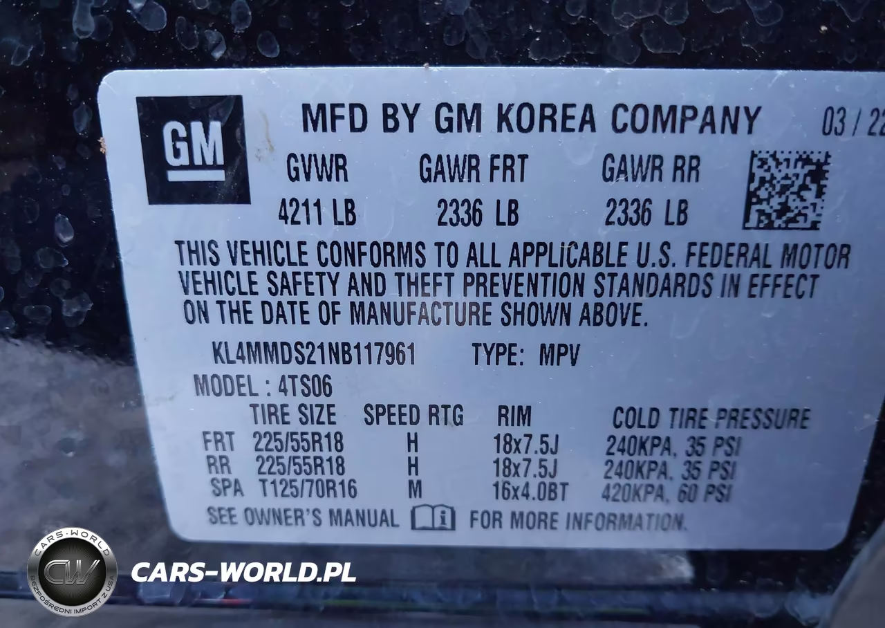 2022 Buick Encore Gx Fwd Select VIN:KL4MMDS21NB117961 - 9