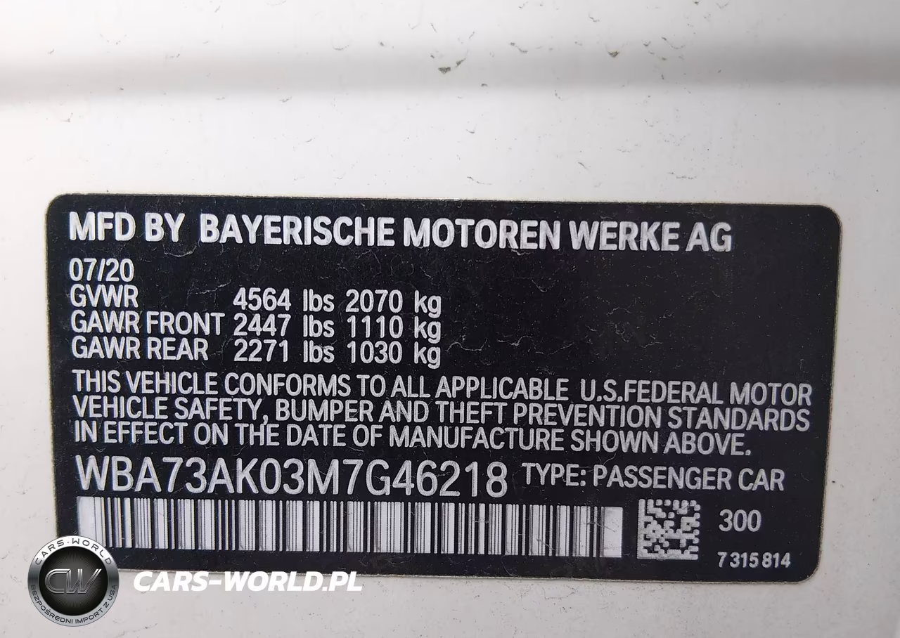 2021 BMW 228I Gran Coupe xDrive VIN:WBA73AK03M7G46218 - 9