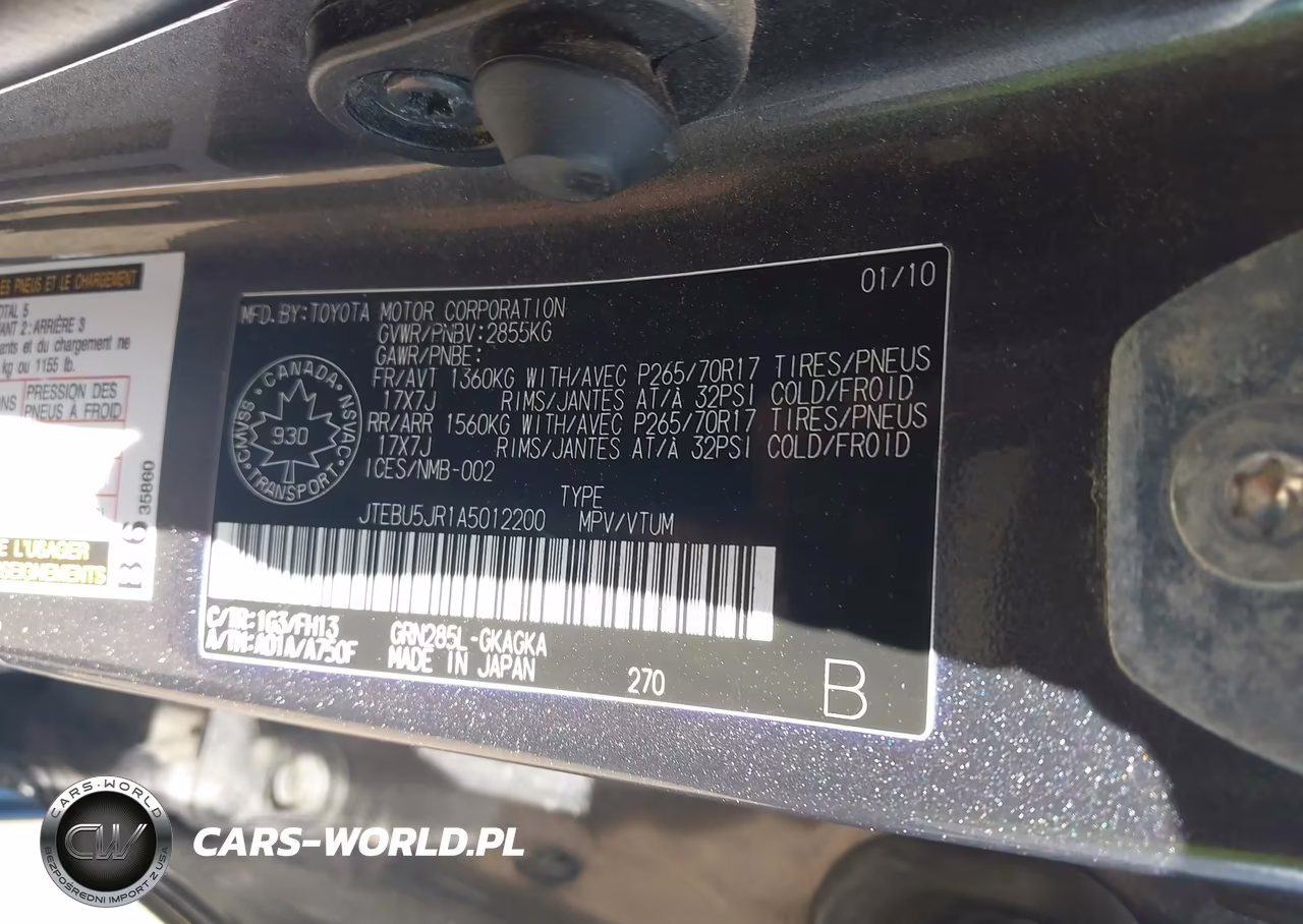 2010 Toyota 4Runner Sr5 V6 VIN:JTEBU5JR1A5012200 - 9
