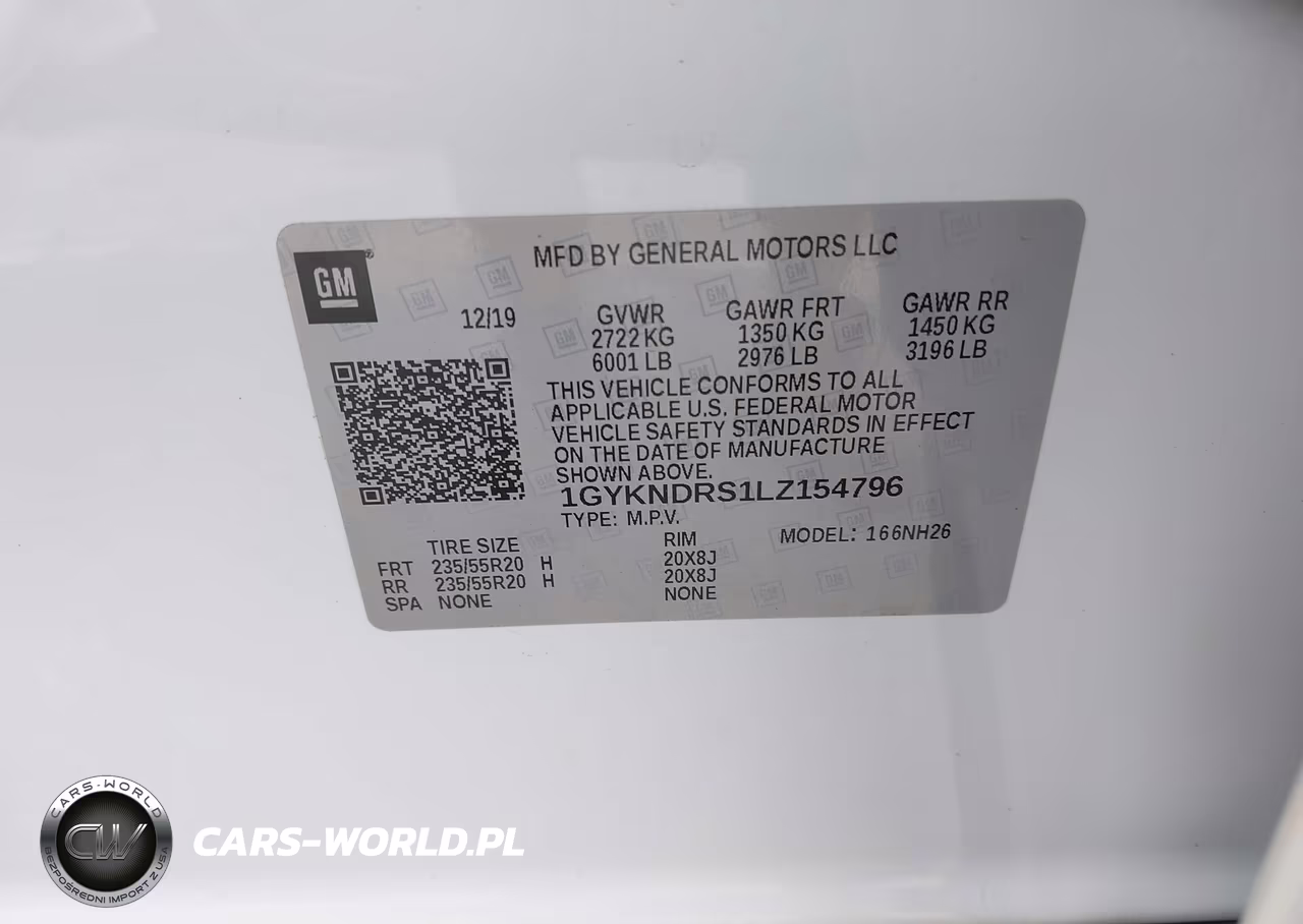 2020 Cadillac Xt5 Awd Premium Luxury VIN:1GYKNDRS1LZ154796 - 9
