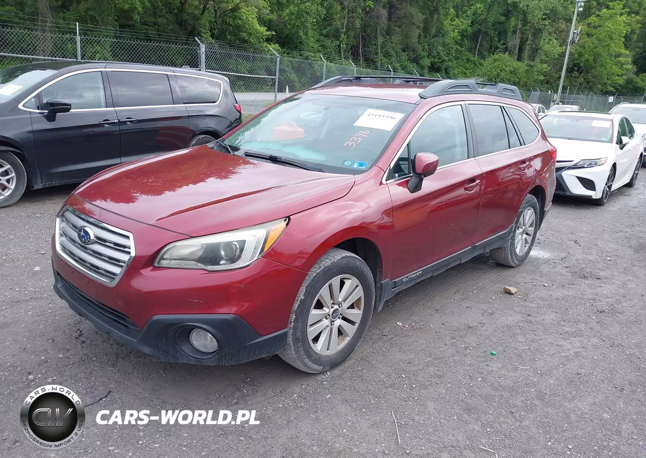 2015 Subaru Outback 2.5I Premium VIN:4S4BSBCC8F3246964 - 2
