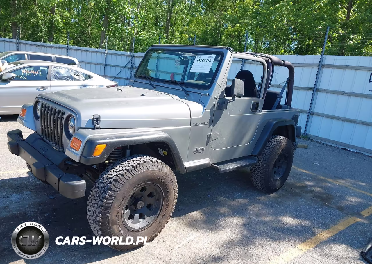 2000 Jeep Wrangler Se VIN:1J4FA29P4YP805354 - 2