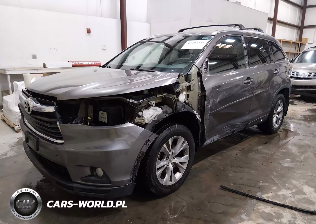 2015 Toyota Highlander Xle V6 VIN:5TDJKRFH9FS213745 - 2