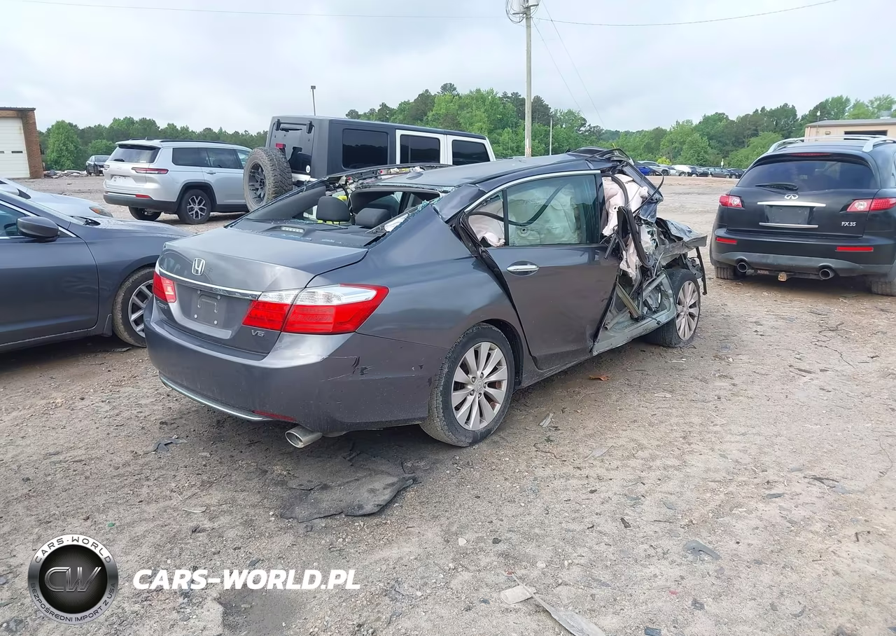 2015 Honda Accord Ex-L V-6 VIN:1HGCR3F82FA000944 - 4