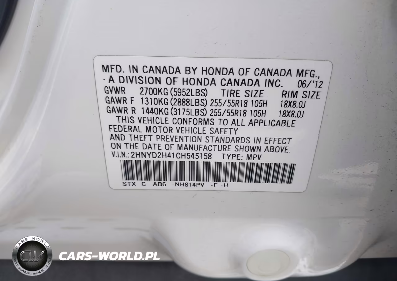 2012 Acura Mdx Technology Package VIN:2HNYD2H41CH545158 - 9