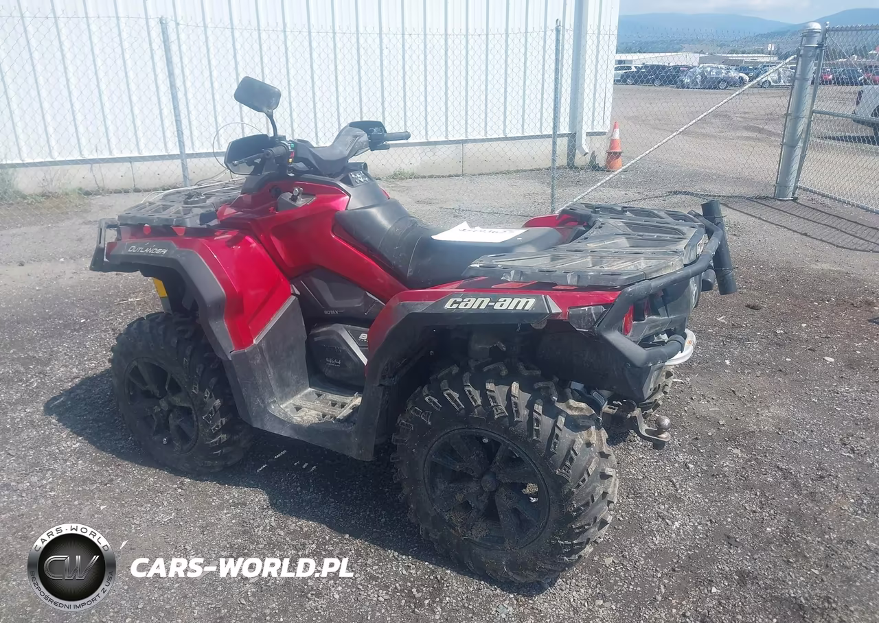 2019 Can-Am Outlander Xt 850-Xt-P 850 VIN:3JBLKAU4XKJ001705 - 3