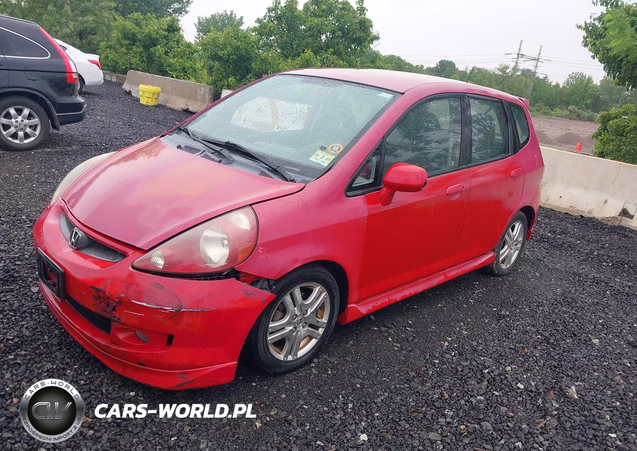 2007 Honda Fit Sport VIN:JHMGD38647S027583 - 2