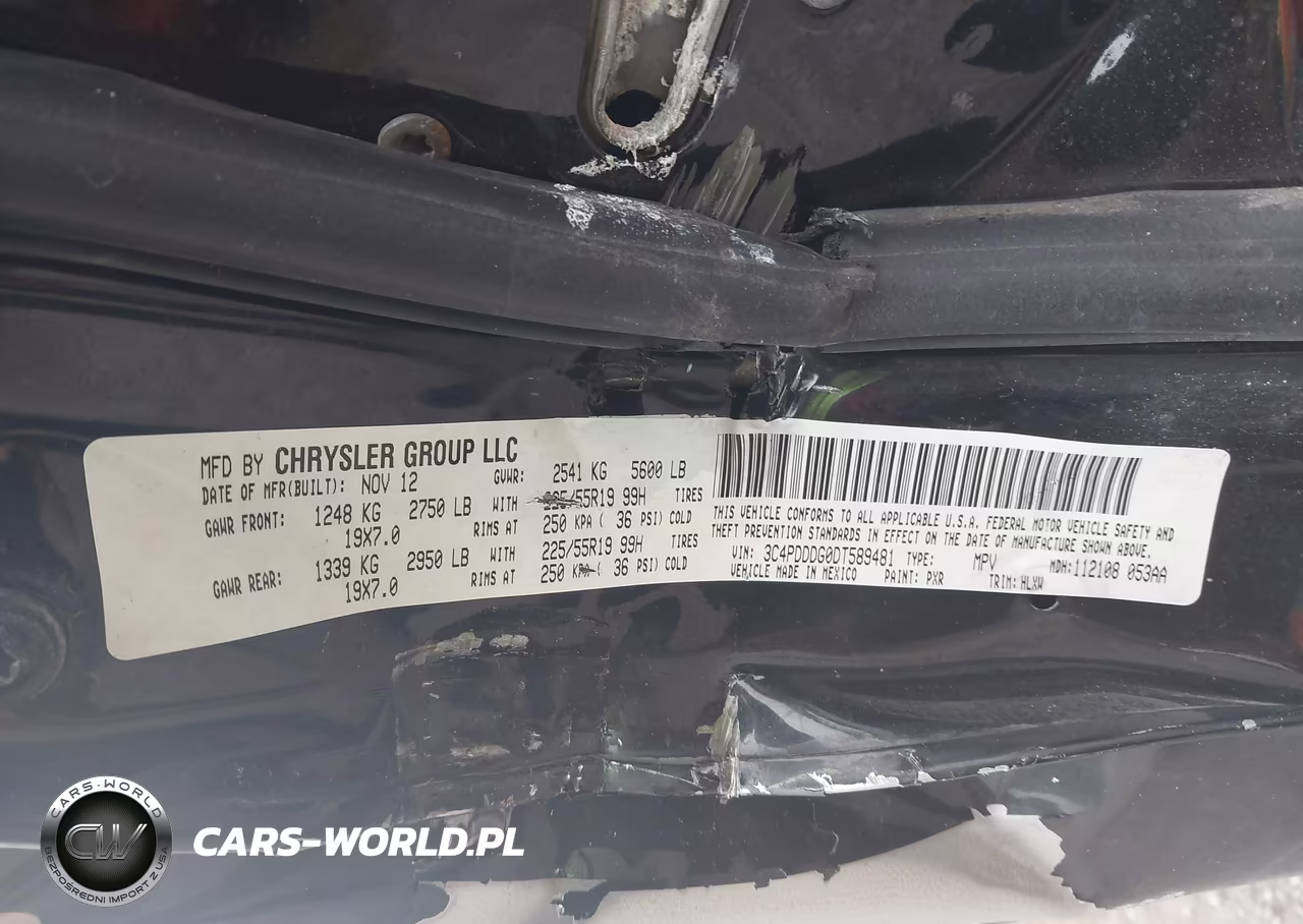 2013 Dodge Journey Crew VIN:3C4PDDDG0DT589481 - 9
