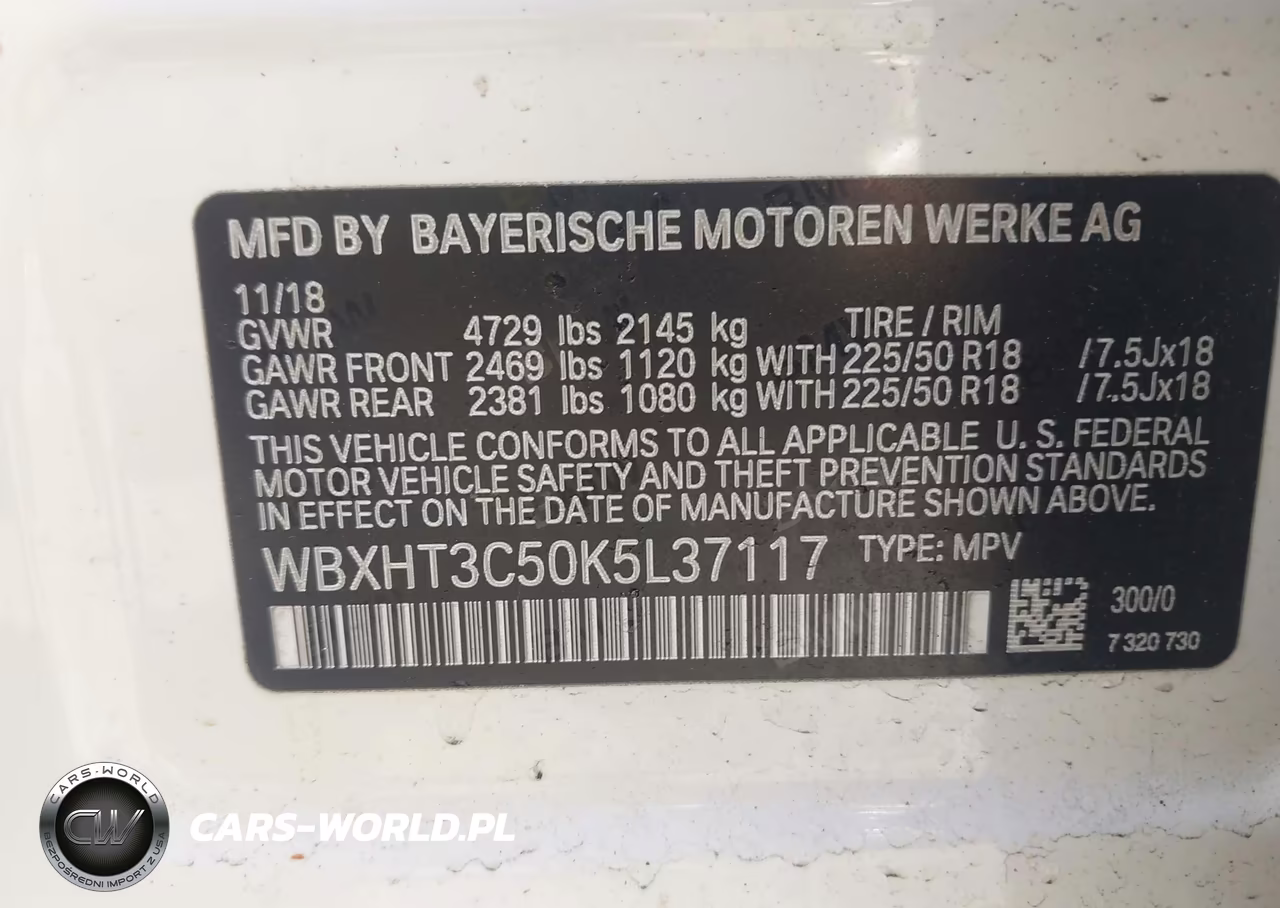 2019 BMW X1 xDrive28I VIN:WBXHT3C50K5L37117 - 9