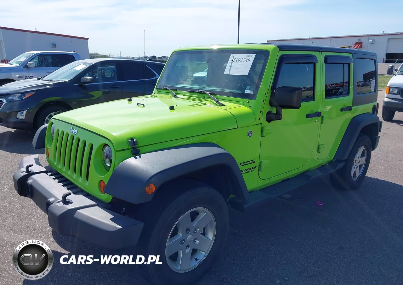 2013 Jeep Wrangler Unlimited Sport VIN:1C4BJWDG4DL547616 - 2