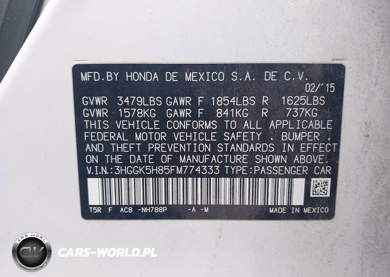 2015 Honda Fit Ex-Ex-L VIN:3HGGK5H85FM774333 - 9