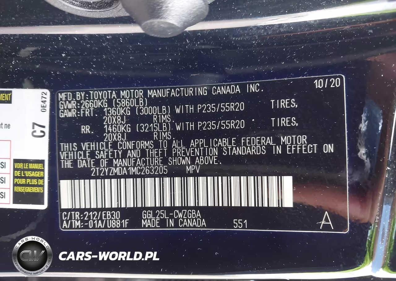 2021 Lexus Rx 350 F Sport Handling VIN:2T2YZMDA1MC263205 - 9