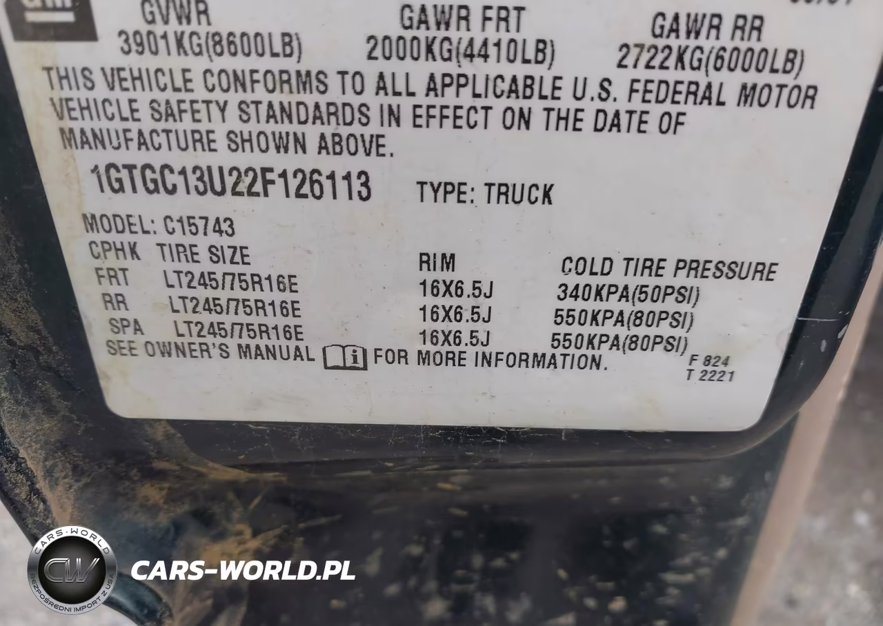 2002 GMC Sierra 1500Hd Sle VIN:1GTGC13U22F126113 - 9