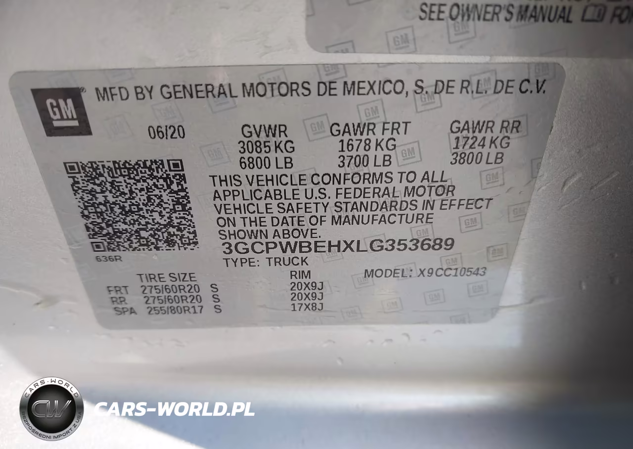 2020 Chevrolet Silverado 1500 2Wd Short Bed Custom VIN:3GCPWBEHXLG353689 - 9