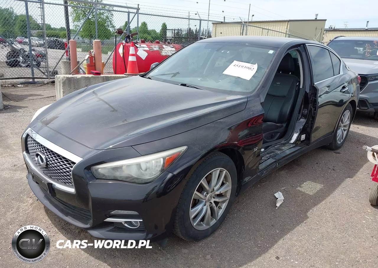2014 Infiniti Q50 VIN:JN1BV7AR9EM689135 - 2