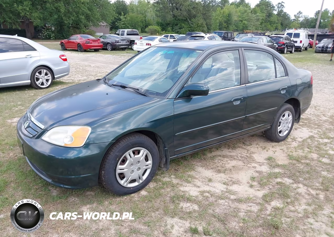 2001 Honda Civic Lx VIN:2HGES16541H589464 - 2