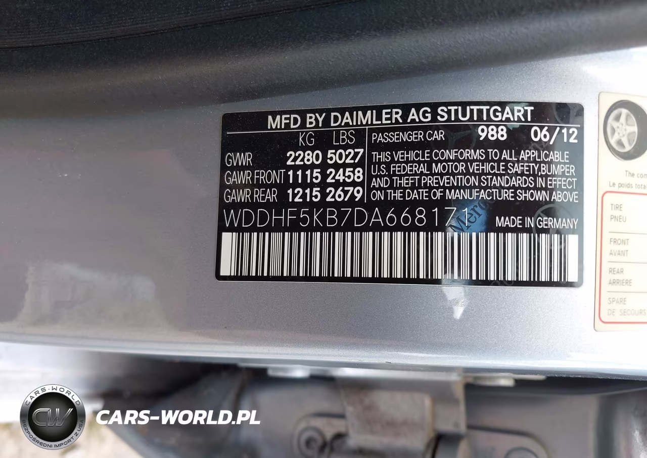 2013 Mercedes-Benz E 350 VIN:WDDHF5KB7DA668171 - 9