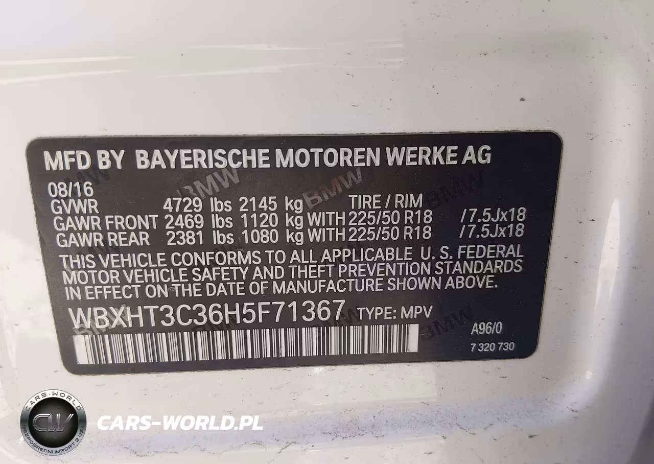 2017 BMW X1 xDrive28I VIN:WBXHT3C36H5F71367 - 9