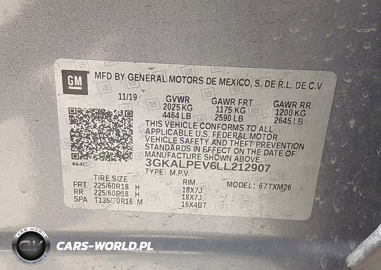 2020 GMC Terrain Fwd Slt VIN:3GKALPEV6LL212907 - 9